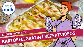 Metas Classics Wie kann man ein Kartoffelgratin selber machen  Rezeptvideo  Swissmilk 2013 [upl. by Eixel]