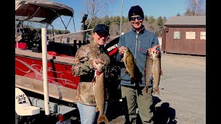 OUTTA TOWN VOL1 Quabbin Opener Lake Trout and Smallmouth [upl. by Carpio]