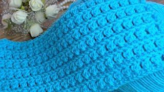 NEW Design Blanket Throw Top amp Cardigan Stitch For Masters amp Beginners 💙 Step By Step Crochet Guide [upl. by Carlota]