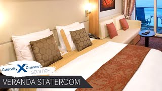 Celebrity Solstice  Veranda Stateroom  Full Walkthrough Tour amp Review  4K [upl. by Ilene]