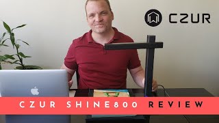 CZUR Document Camera Review  Shine800 Unboxing and Setup [upl. by Thaxter425]