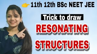 Trick to draw Resonating Structures of Phenol  Aniline Chlorobenzene nitrobenzene benzaldehyde [upl. by Kazimir]