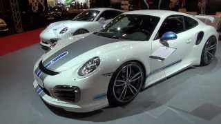 Techart Porsche 991 Turbo S World Premiere at Essen 2013 [upl. by Mundy]