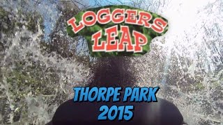 Thorpe Park 2015 preview LOGGERS LEAP onride POV [upl. by Ehcnalb972]