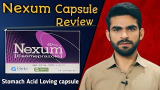 Nexum capsule uses in urdu hindi  Esomeprazole  40mg 20mg  Uses Side Effects MOA how to use [upl. by Enelyw]