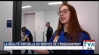 Cégep de SainteFoy  SPU réalité virtuelle  Reportage [upl. by Betteanne]