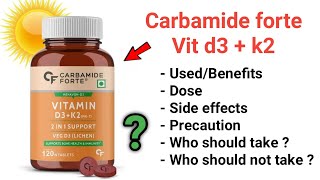 Carbamide forte vitamin d3  K2 review [upl. by Anawd]