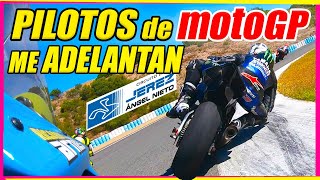 PILOTOS MotoGP ME ADELANTAN EN JEREZ🏁 [upl. by Tegdig]