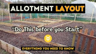 Allotment Layout ideas  How to set up your VEG Garden like a PRO [upl. by Noeruat]