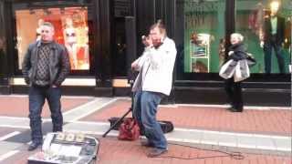 Violinist on Grafton Street in Dublin [upl. by Hairahcez]