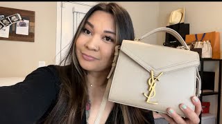 YSL Cassandra Mini top handle bag FINALLY GOT HER [upl. by Forsta]