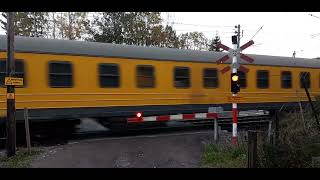 Åneby Planovergang 3  11102023  Åneby Railroad crossing 3 Cam 2 [upl. by Eillehs264]