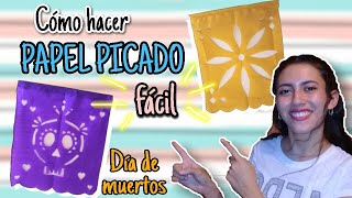 TUTORIAL DE PAPEL PICADO CON SILHOUETTE CAMEO [upl. by Nauwtna]