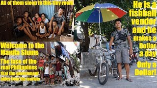 We Traveled to Manila Philippines and Saw POVERTY We Went to Manila Slums and Met Poor Families [upl. by Neehs512]