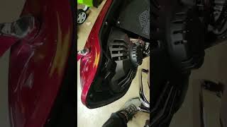 Rockford Fosgate HD14RKSTAGE2 Harley Road King stereo system demo review [upl. by Suoicerpal]