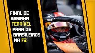 GABRIEL BORTOLETO ABANDONA NOVAMENTE E ENZO FITTIPALDI TERMINA EM P18 NA FEATURE DA FÓRMULA 2 F2 [upl. by Oneill253]