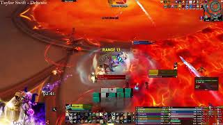 Disc priest Volcoross mythic pov  256381 HPS  Live commentary [upl. by Lacram897]