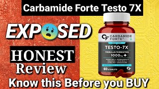 carbamide forte testo 7x Testosterone HONEST review  with LAB TEST [upl. by Jaala261]