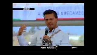 EPN inaugura la Autopista AmecamecaCuautla en Morelos [upl. by Anytsirhc328]