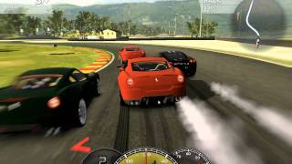 Ferrari Virtual Race Video  Free PC Car Racing Game [upl. by Alsworth]