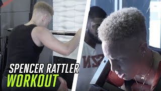 Spencer Rattler’s FULL PRO WORKOUT Oklahoma QB Getting BIG For College 😤 [upl. by Aldredge]