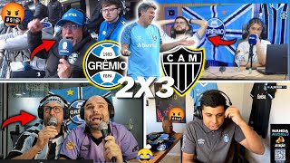 REAÇÕES GRÊMISTAS REVOLTADOS COM A VIRADA GRÊMIO 2X3 ATLÉTICOMG BRASILEIRÃO 2024 VAMOS RIR KKKKK [upl. by Brita]