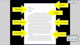 MLA Tutorial 1 Basic Paper Formatting [upl. by Miza]