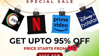 How To Buy Netflix In Cheap Price Rate In India  Ott Subscription In Low Price 2024ALL OTT CHEAP [upl. by Limaa]