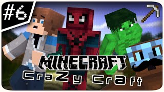 Minecraft Crazy Craft 21 Modded Survival  Ep 6  MINING SUPERHEROES [upl. by Lello]