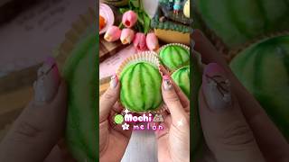 Mochis de melón 🍈🩷 kawaii receta postres [upl. by Ellersick98]