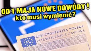 Od 1 maja nowe DOWODY REJESTRACYJNE Kto musi wymienić [upl. by Novak39]