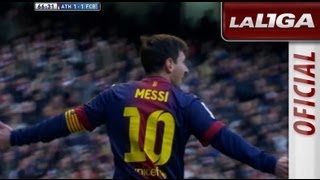 Golazo de Messi 11 en el Athletic Club  FC Barcelona  HD [upl. by Mascia278]