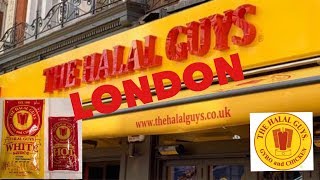 Halal Guys London Opening Day  Taste Review [upl. by Brodench]