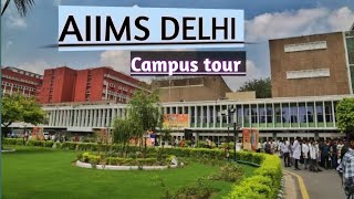 AIIMS DELHI Campus tour  Hospital  Library Hostel  Dream college [upl. by Derf691]