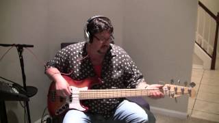 Brian Slayton Foghat Slow Ride bass solo cover [upl. by Anilorak374]