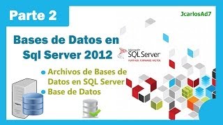 Crear Bases Datos en Sql server 2012 235 Bases de Datos en Microsoft Sql Server 2012 [upl. by Mcfarland]