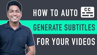 How To Generate Subtitle for Any Video  In just 3 steps [upl. by Selma422]