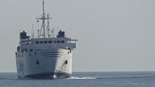 Traghetto VESTA della CARONTE amp TOURIST in arrivo al porto di TRAPANI [upl. by Eiralam788]