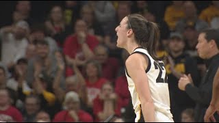 Caitlin Clark passes Pete Maravichs NCAA scoring record leading Iowa to win over 2 Ohio State [upl. by Moritz]