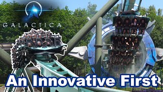 Galactica Review  BampM’s First Flying Coaster  Alton Towers [upl. by Koressa29]