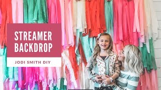 DIY Streamer Backdrop Tutorial [upl. by Sirtimed396]