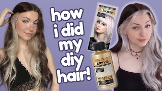 Narcissa dye explanation amp the hair productsbleach I use [upl. by Philander]