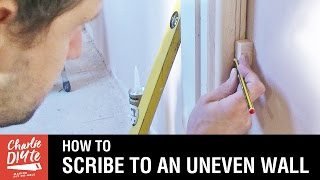 How to Scribe to an Uneven Wall [upl. by Rosetta]