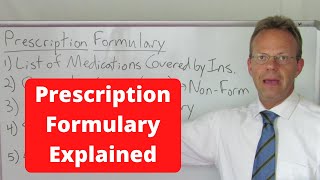 Prescription Formulary Explained [upl. by Mackey]