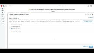Qualys Patch Management Updated Exam Live Question amp Answers  Passed  qualy Qualys [upl. by Kelly]