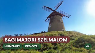 Kengyel  Bagimajori Szélmalom  Bagimajor Windmill  Hungary [upl. by Outhe589]