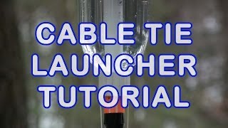 How to make a Clark Cable Tie Release Mechanism for a Water Rocket [upl. by Mercier420]