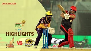 Cumilla Warriors vs Rajshahi Royals Highlights  20th Match  Season 7  Bangabandhu BPL 201920 [upl. by Josie762]