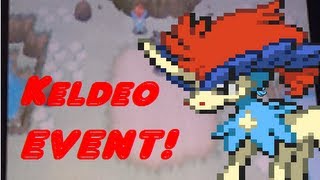 Pokemon Black and White 2 Keldeo event [upl. by Ahsiena]