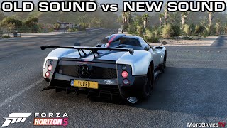 Forza Horizon 5  Pagani Zonda Cinque Roadster Sound Comparison  FH5 Series 4 Update [upl. by Martita]